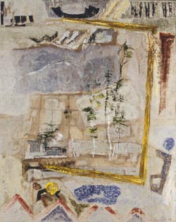 Franco Pedrina - La finestra che non c'era - olio su tela - cm 100 x 80